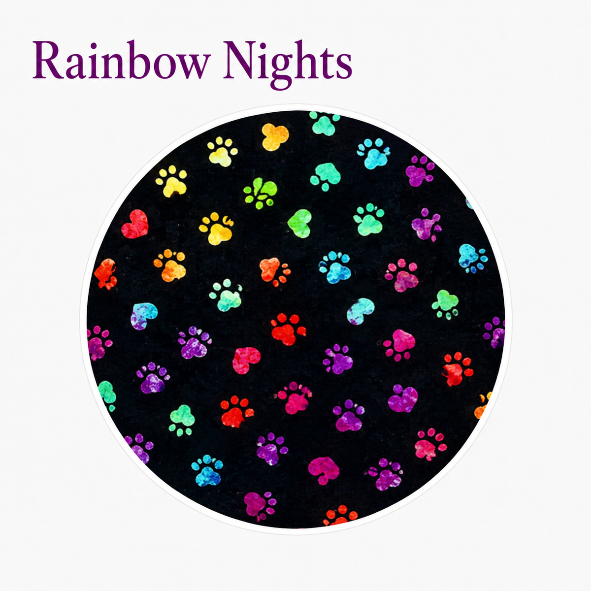 Rainbow Nights - Collar Slip